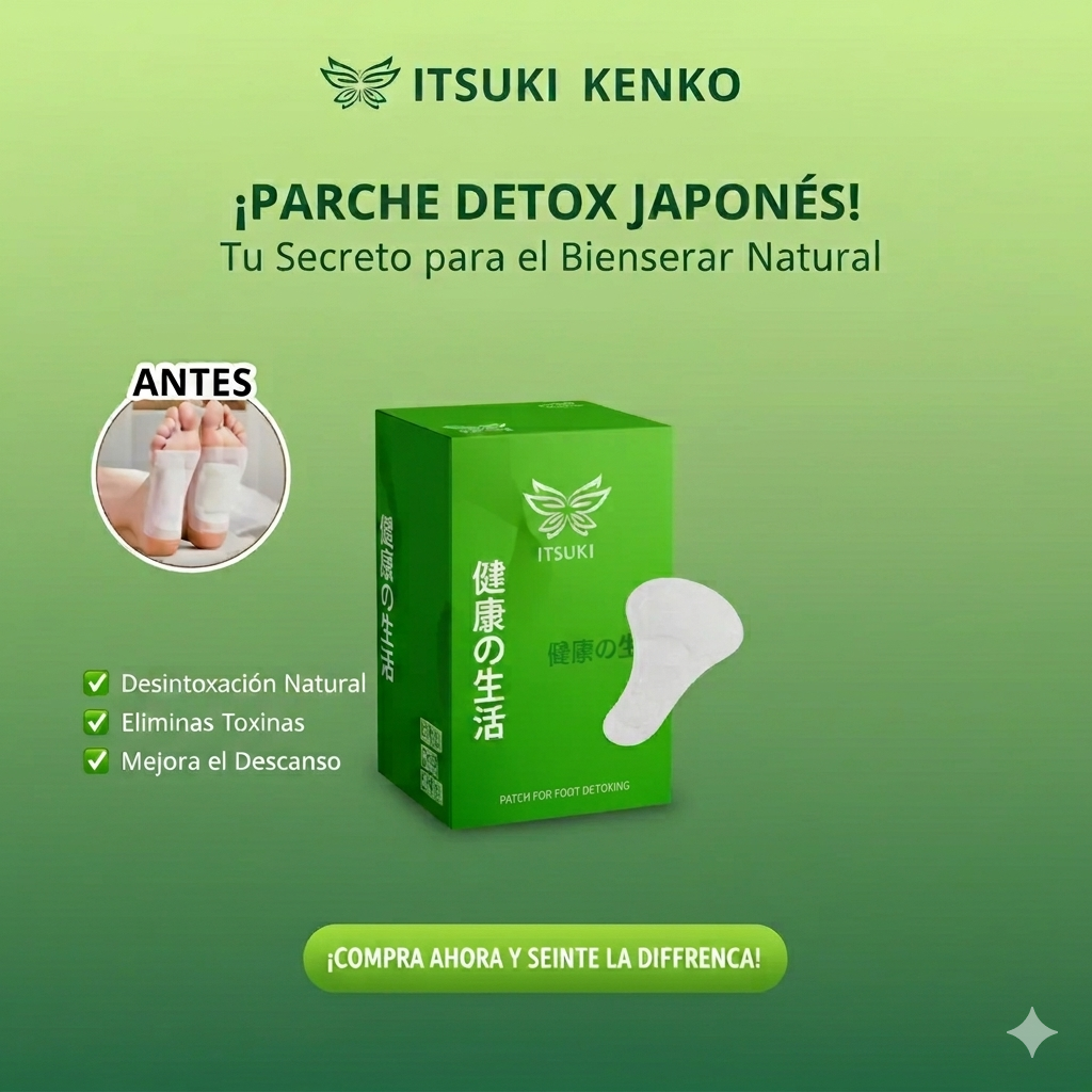 PARCHE DESINTOXICANTE/ ITSUKI KENKO PODEROSO DETOX