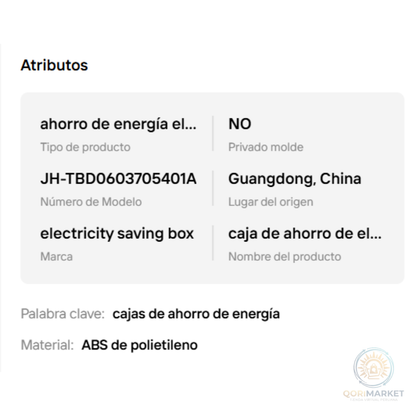 Ahorrador de energía eléctrica para el hogar