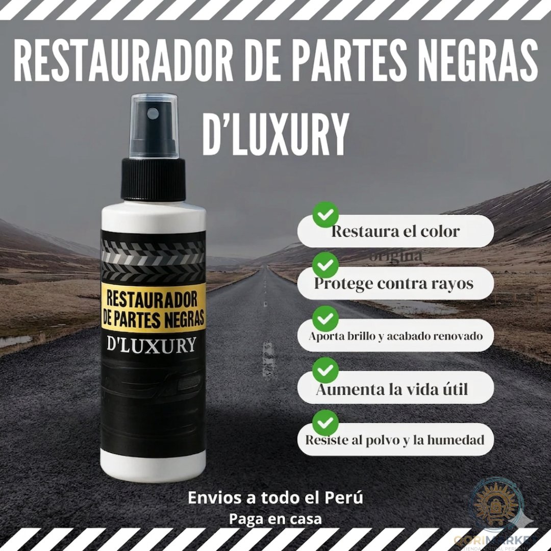 RESTAURADOR DE PARTES NEGRAS - D’LUXURY